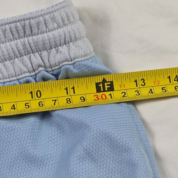 Nike Dri Fit Boys Medium Blue White Athletic Shorts Standard Fit Activewear - Picture 8 of 10